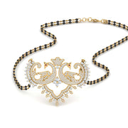 Peacock-Design-Diamond-Mangalsutra